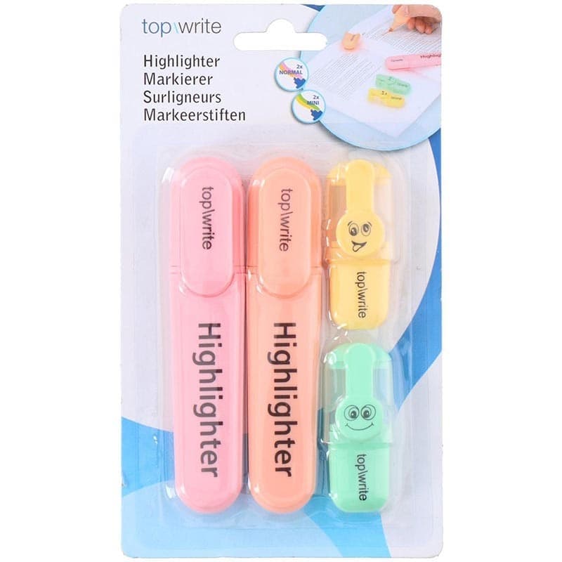 Topwrite - Set of highlighters 4 colours - 2
