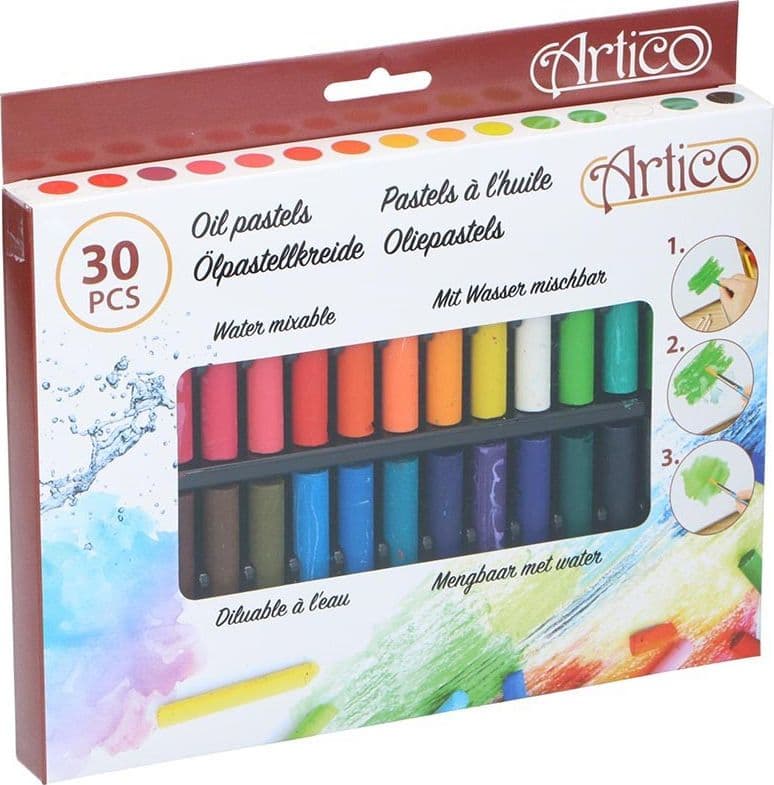 Artico - Set of oil pastels 30 colours - 12