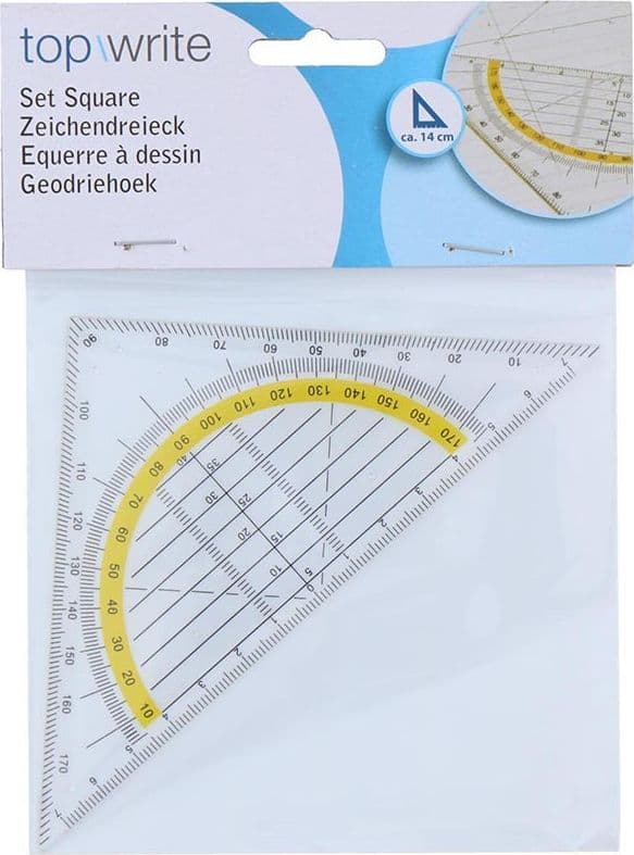 Topwrite - Geometric triangle 3in1 14 cm - 3