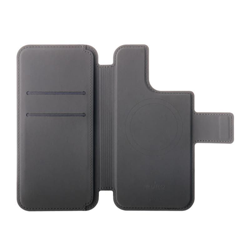 PURO Folio MagSafe Case - Case 2in1 for iPhone 14 Pro / 13 Pro (Black) - 6