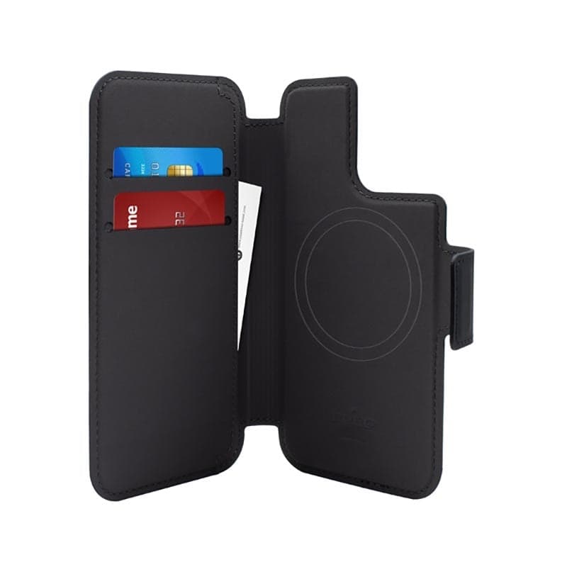 PURO Folio MagSafe Case - Case 2in1 for iPhone 14 Pro / 13 Pro (Black) - 8