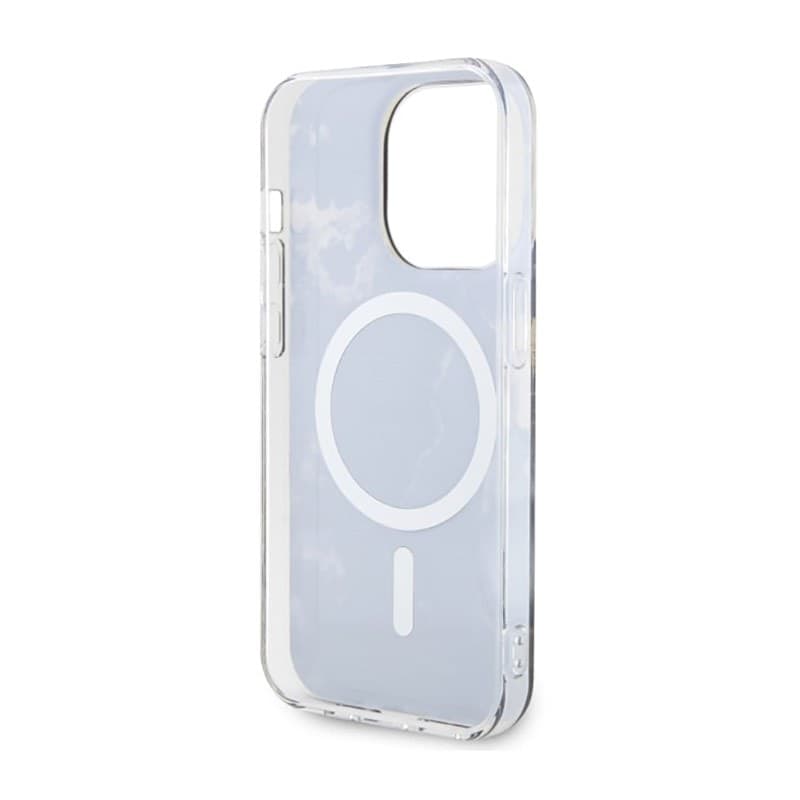 Guess Golden Marble MagSafe - Case for iPhone 14 Pro Max (Black) - 15