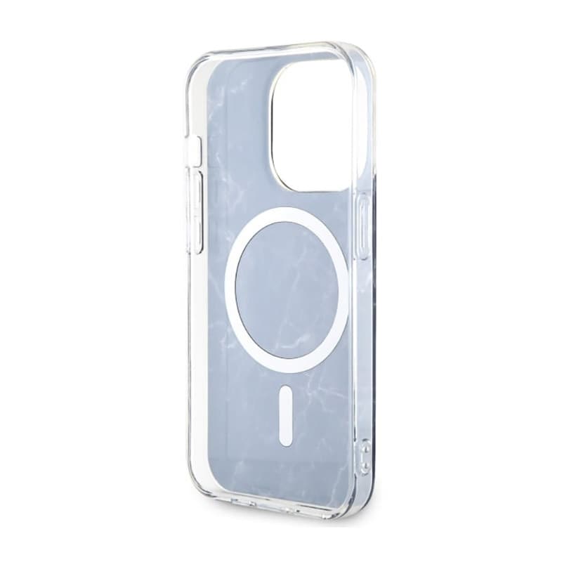 Guess Marble MagSafe - Case for iPhone 14 Pro (Black) - 7