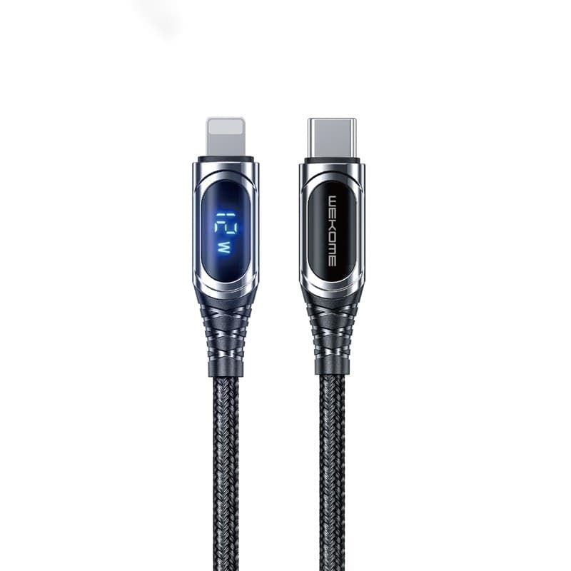 WEKOME WDC-167 Sakin Series - USB-C to Lightning Fast Charging PD 20W connection cable 1 m (Tarnish) - 4
