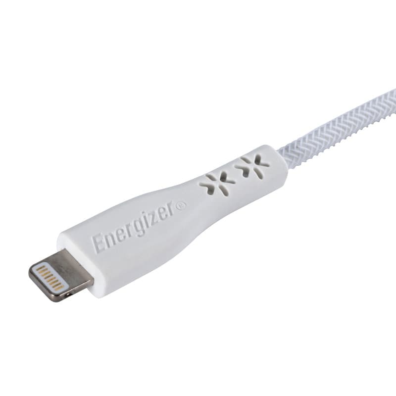 Energizer HardCase - USB-C to Lightning connection cable MFi certified 1.2m (White) - 2