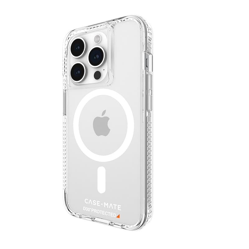 Case-Mate Ultra Tough plus D3O MagSafe - iPhone 15 Pro Case (Clear) - 2