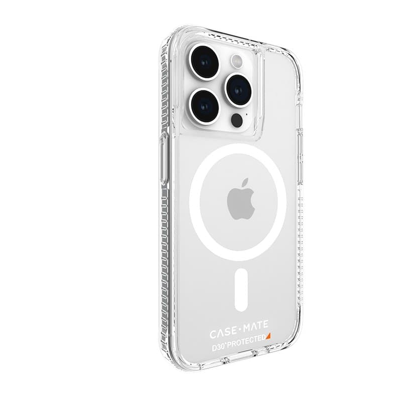 Case-Mate Ultra Tough plus D3O MagSafe - iPhone 15 Pro Case (Clear) - 11