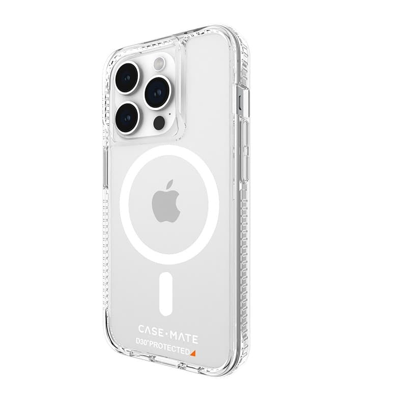 Case-Mate Ultra Tough plus D3O MagSafe - iPhone 15 Pro Case (Clear) - 12