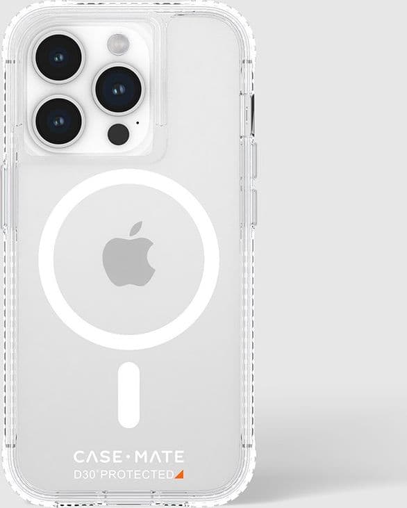 Case-Mate Ultra Tough plus D3O MagSafe - iPhone 15 Pro Case (Clear) - 15