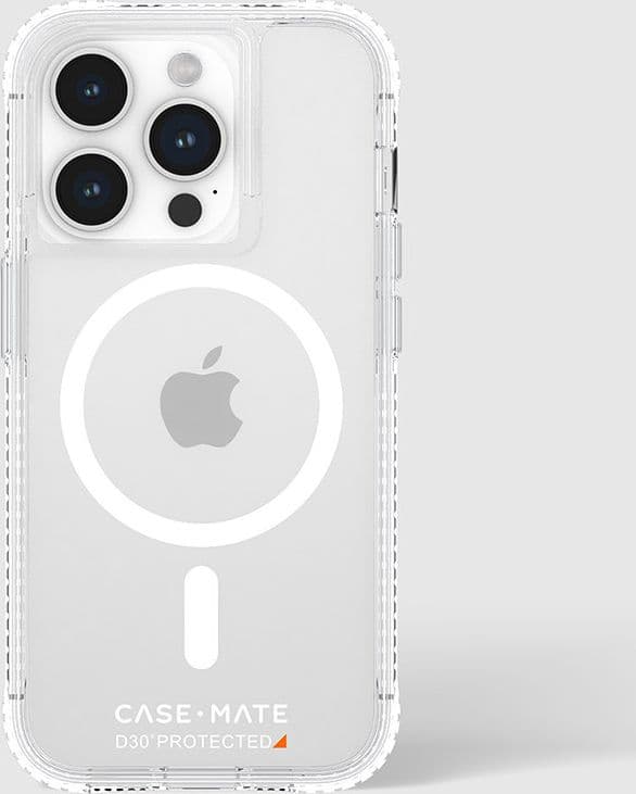 Case-Mate Ultra Tough plus D3O MagSafe - iPhone 15 Pro Case (Clear) - 5