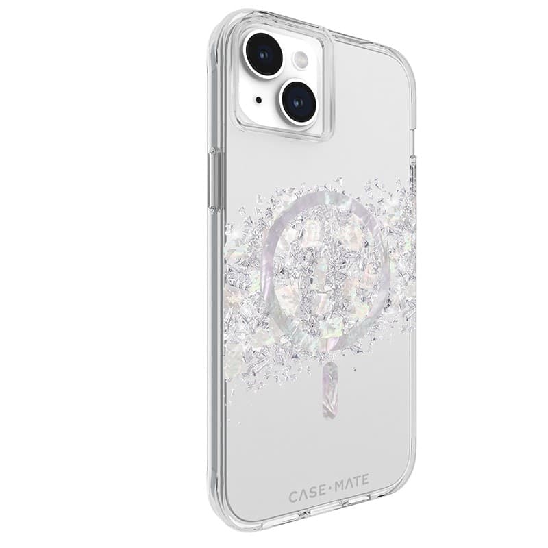 Case-Mate Karat MagSafe - iPhone 15 Plus Case with Mother of Pearl (A Touch of Pearl) - 12