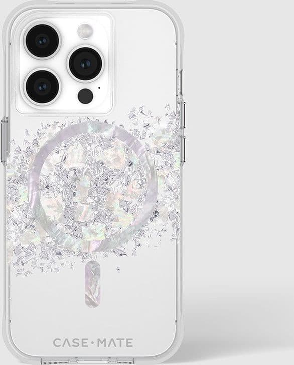 Case-Mate Karat MagSafe - iPhone 15 Pro Case with Mother of Pearl (A Touch of Pearl) - 14