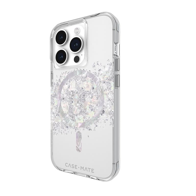 Case-Mate Karat MagSafe - iPhone 15 Pro Case with Mother of Pearl (A Touch of Pearl) - 3