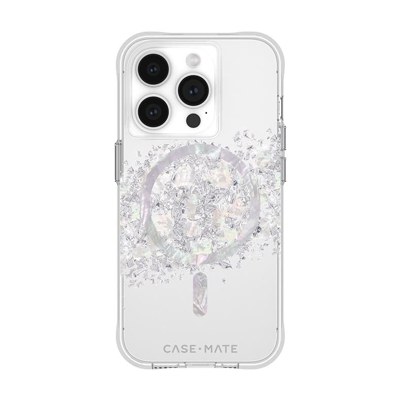 Case-Mate Karat MagSafe - iPhone 15 Pro Case with Mother of Pearl (A Touch of Pearl) - 9