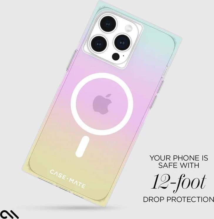 Case-Mate BLOX MagSafe - iPhone 15 Pro Max Case (Rainbow Frosting) - 13