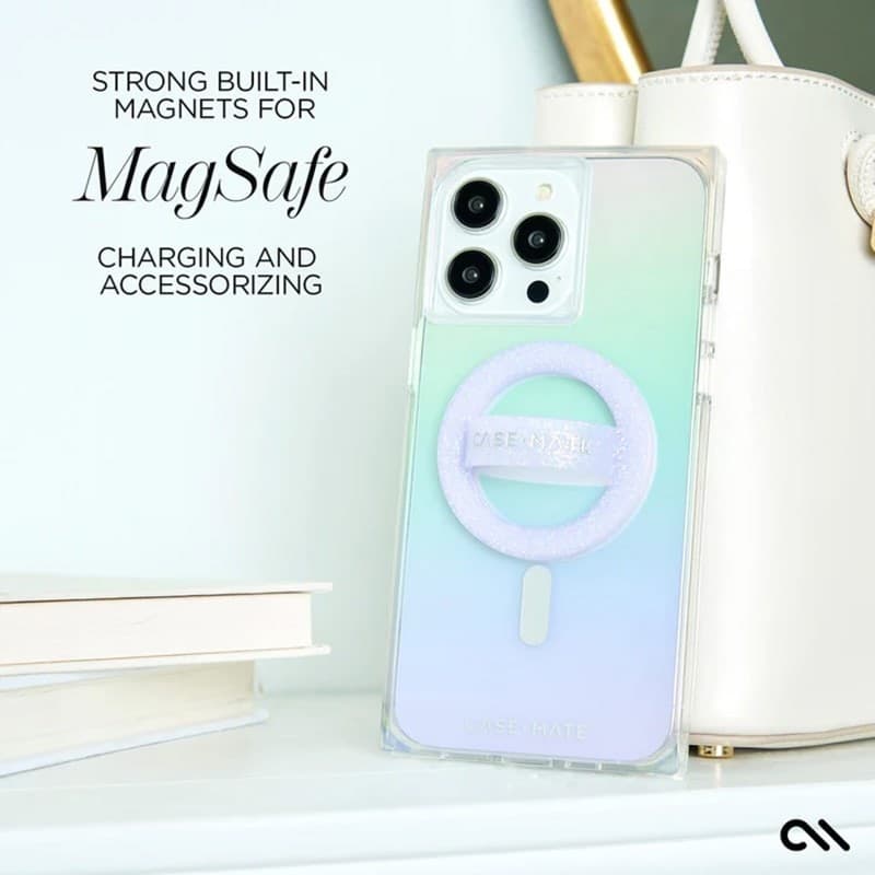 Case-Mate BLOX MagSafe - iPhone 15 Pro Max Case (Rainbow Frosting) - 14