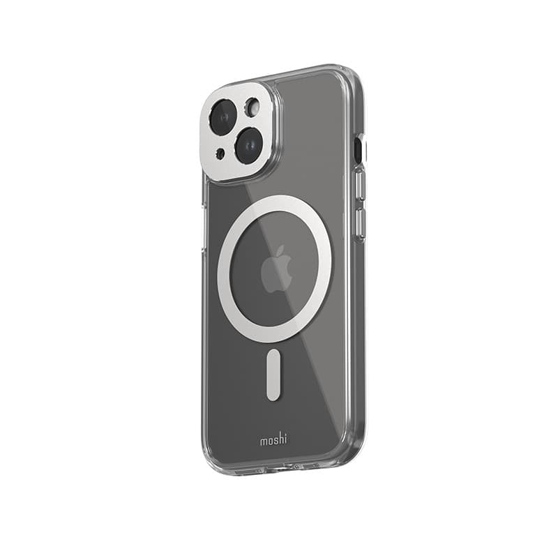 Moshi iGlaze MagSafe - Case for iPhone 15 (Luna Silver) - 2