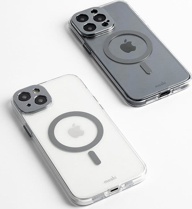 Moshi iGlaze MagSafe - Case for iPhone 15 (Meteorite Gray) - 13