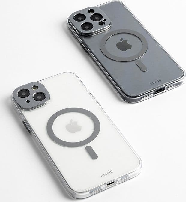 Moshi iGlaze MagSafe - Case for iPhone 15 (Meteorite Gray) - 5