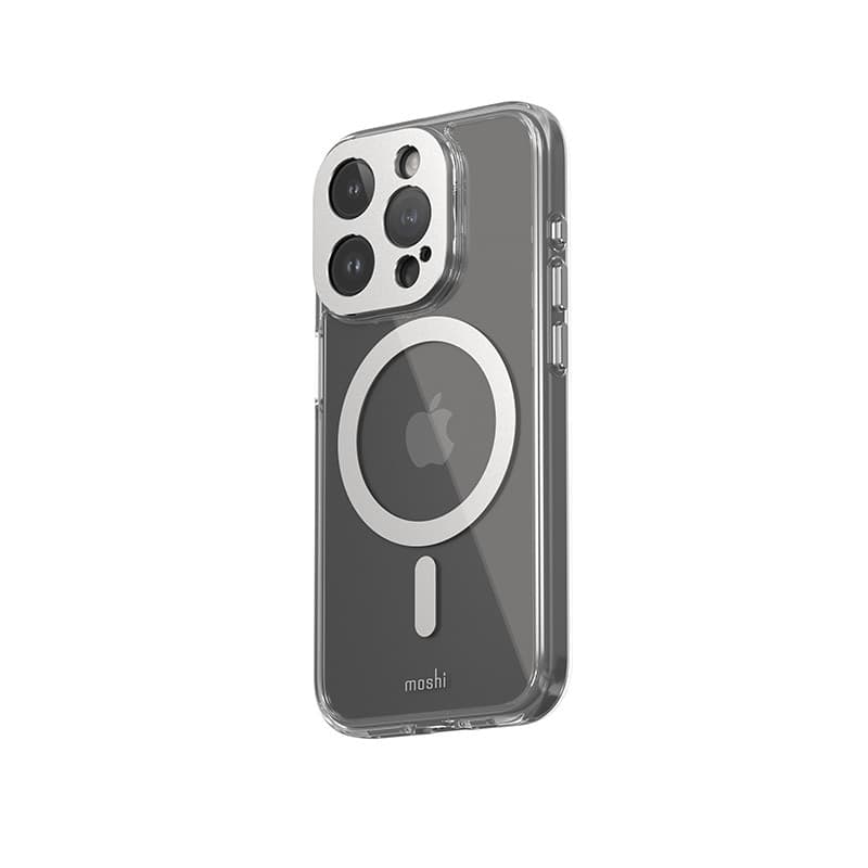 Moshi iGlaze MagSafe - Case for iPhone 15 Pro (Luna Silver) - 2