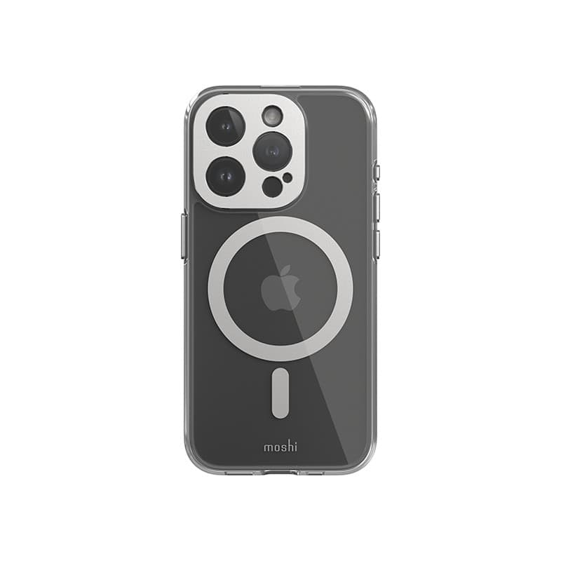 Moshi iGlaze MagSafe - Case for iPhone 15 Pro (Luna Silver) - 6