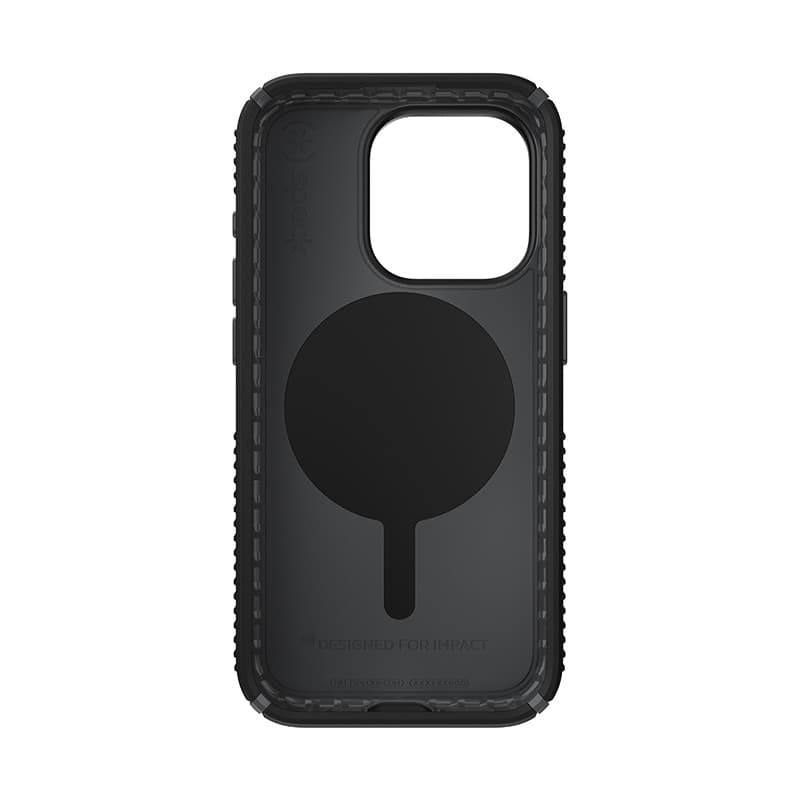 Speck Presidio2 Grip Magsafe - Custodia per iPhone 15 Pro (Nero / Grigio ardesia / Bianco) - 5