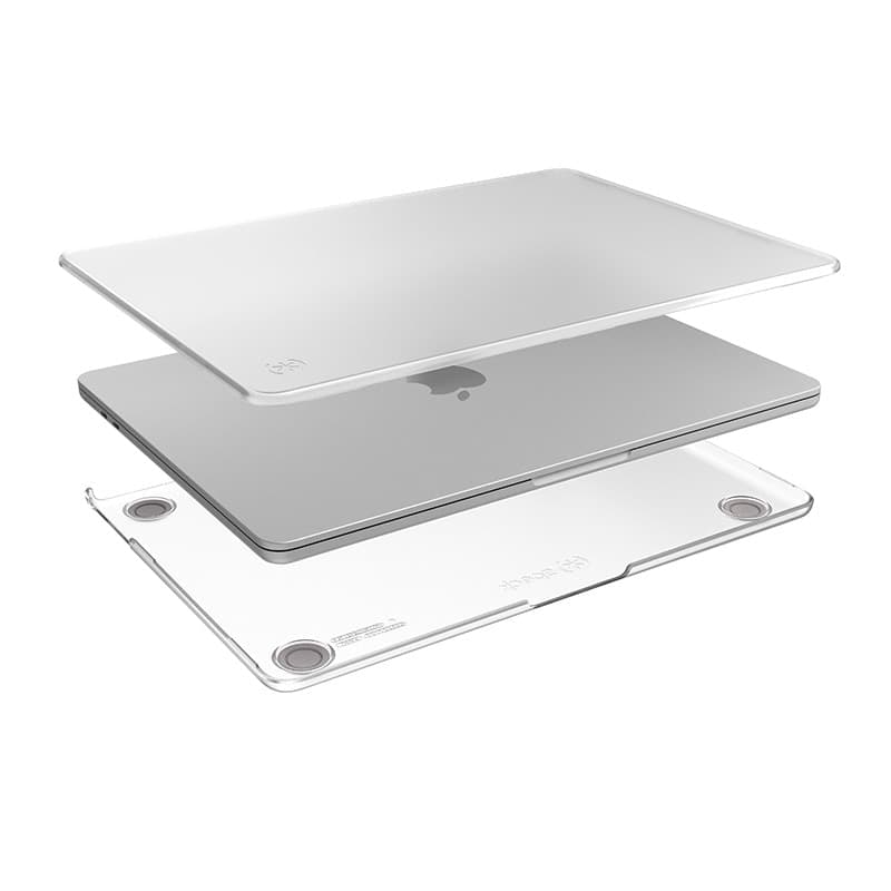 Speck SmartShell - Custodia per MacBook Air 15" (M5/M4/M3/M2/2026-2023) (Trasparente) - 3