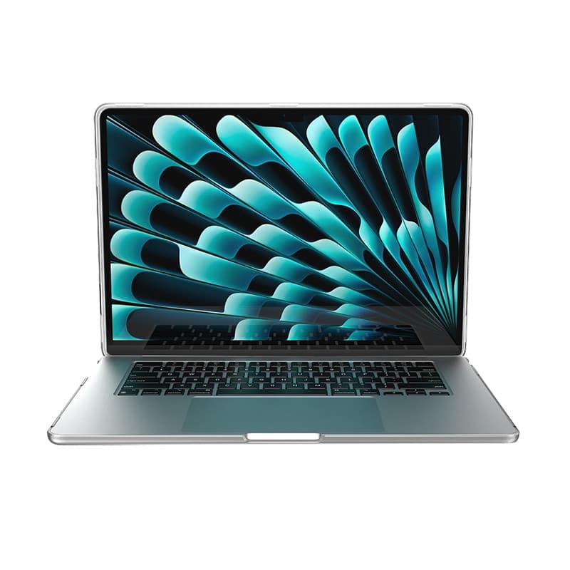 Speck SmartShell - Custodia per MacBook Air 15" (M5/M4/M3/M2/2026-2023) (Trasparente) - 6