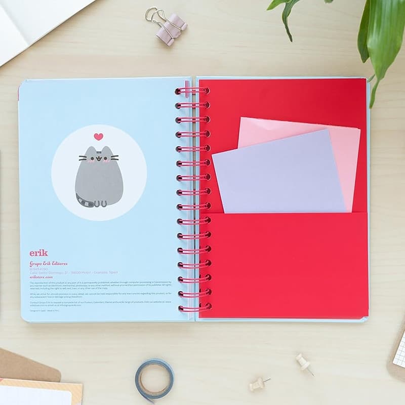 Pusheen - Calendario / Planner settimanale 2023/2024 della collezione Purrfect Love (14,8 x 21 cm) - 7