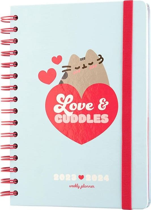 Pusheen - Calendario / Planner settimanale 2023/2024 della collezione Purrfect Love (14,8 x 21 cm) - 8