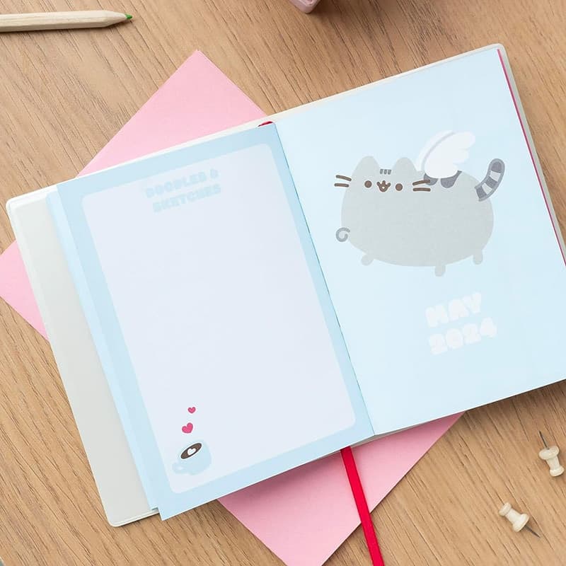 Pusheen - Calendario / Planner settimanale 2023/2024 (11,3 x 16,2 cm) - 7