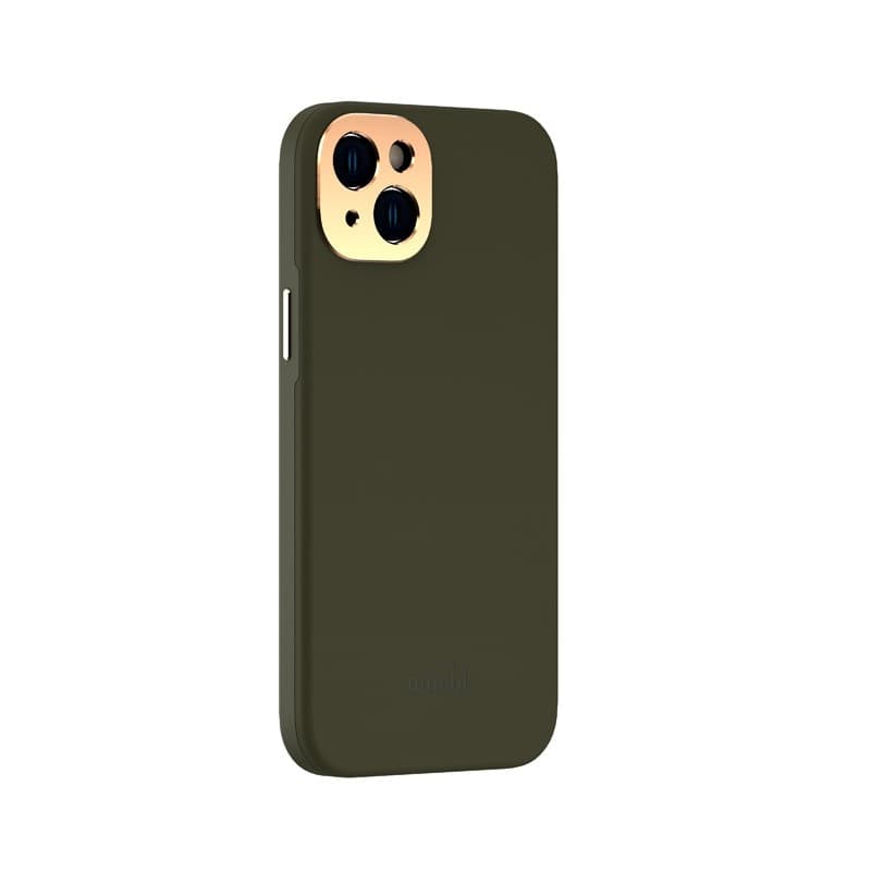 Moshi Napa MagSafe - Leather case for iPhone 14 Max (Juniper Green) - 11