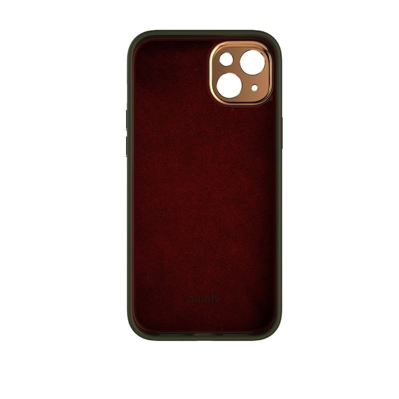 Moshi Napa MagSafe - Leather case for iPhone 14 Max (Juniper Green) - 12