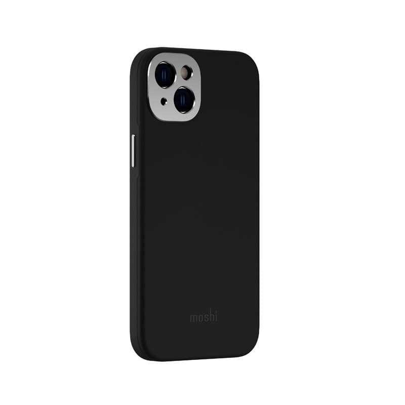 Moshi Napa MagSafe - Leather case for iPhone 14 Max (Midnight Black) - 2