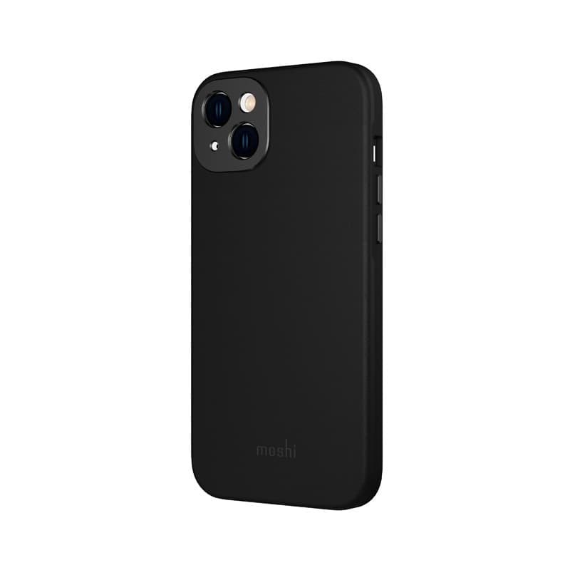 Moshi Napa MagSafe - Leather case for iPhone 14 Max (Midnight Black) - 12