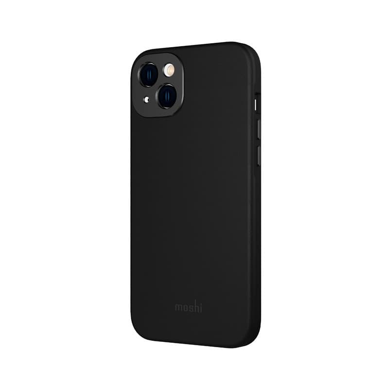 Moshi Napa MagSafe - Leather case for iPhone 14 Max (Midnight Black) - 3