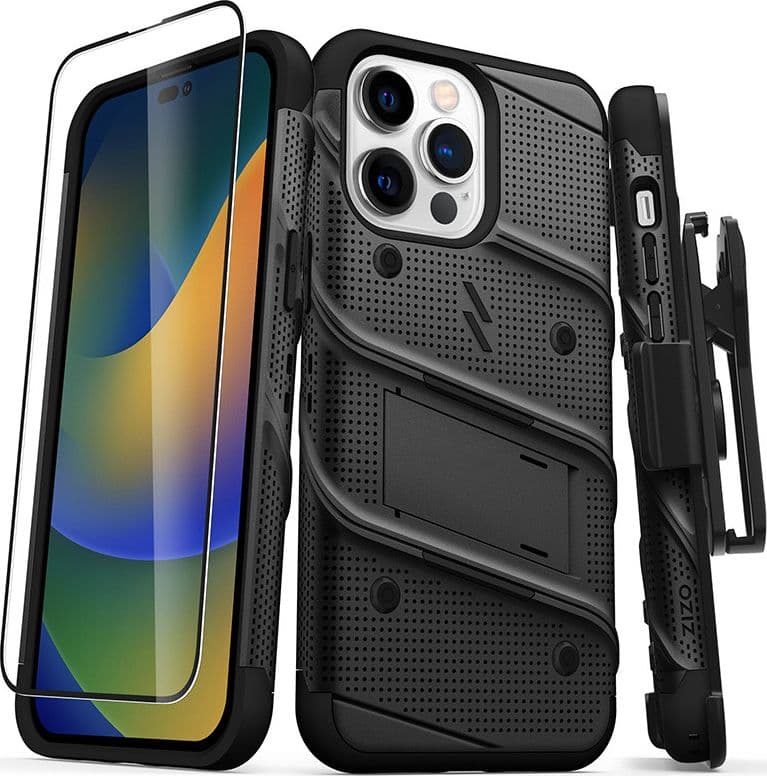 ZIZO BOLT Series - Case for iPhone 14 Pro Max (Black)