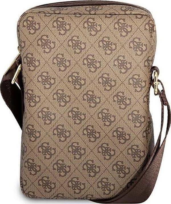Guess 4G Big Metal Logo Tablet Bag (Brown) - 3