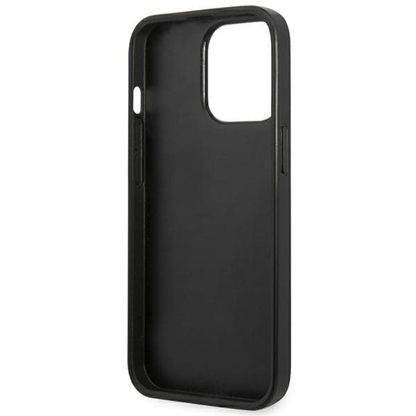 Karl Lagerfeld Perforated Allover - Cover for iPhone 13 Pro Max (Black) - 15