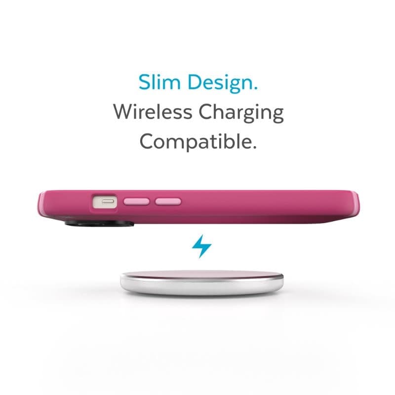 Speck Presidio2 Pro - Custodia antibatterica per iPhone 15 Plus / 14 Plus (Digitalpink / Blossompink / Bianco) - 20