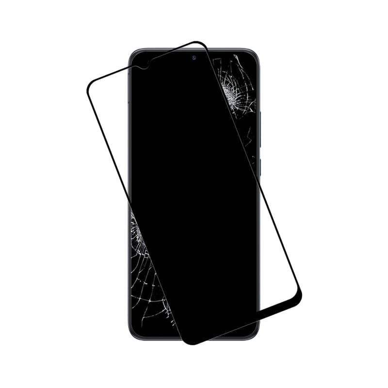 Crong 7D Nano Flexible Glass – Vetro ibrido infrangibile 9H per l'intero schermo dello Xiaomi Redmi 10C - 10