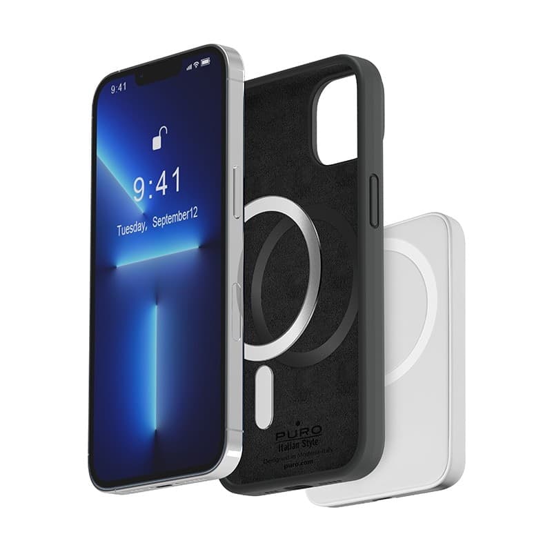 PURO ICON MAG - Case for iPhone 14 Max MagSafe (Black) - 7