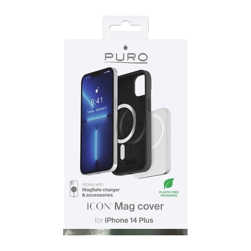 PURO ICON MAG - Case for iPhone 14 Max MagSafe (Black) - 8