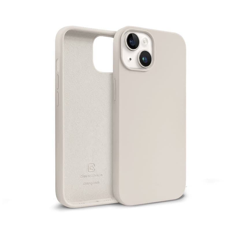 Crong Color Cover - Custodia per iPhone 14 Plus (Beige pietra) - 2