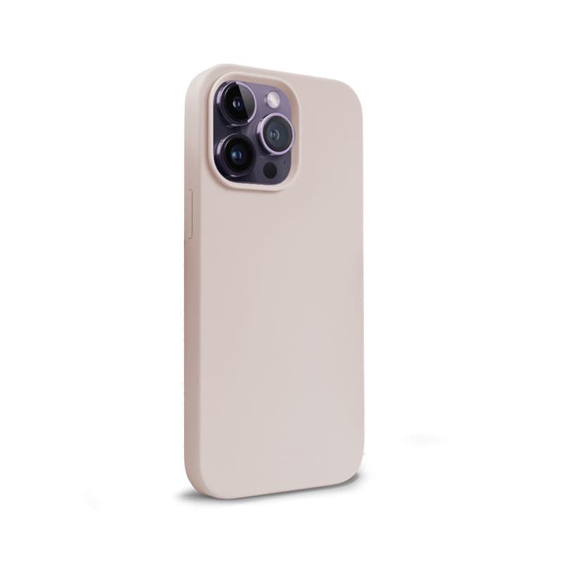Crong Color Cover - Custodia per iPhone 14 Pro (Rosa Sabbia) - 12