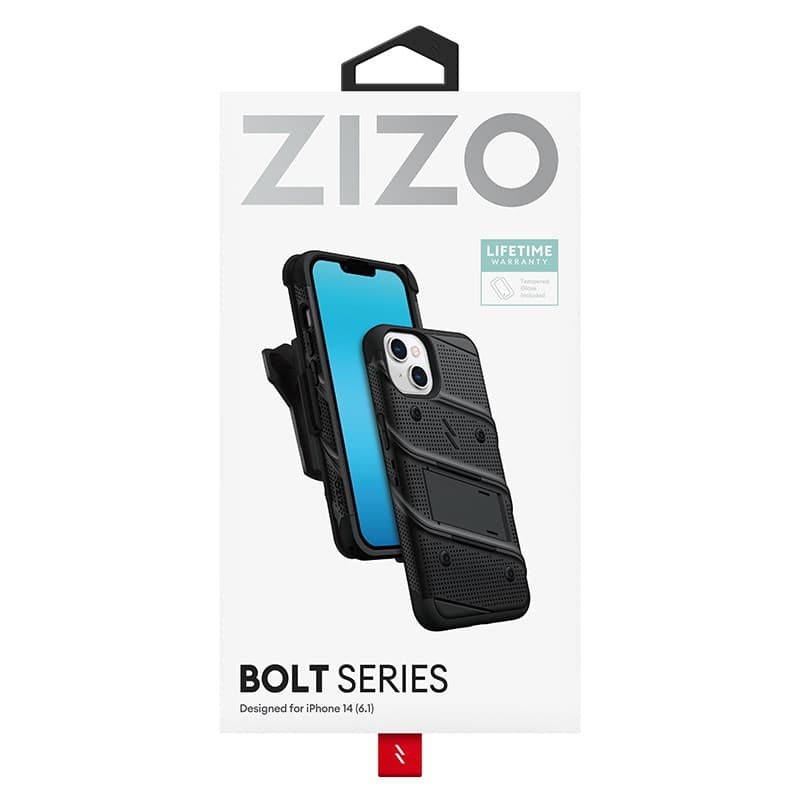 ZIZO BOLT Series - Case for iPhone 14 (Black) - 7