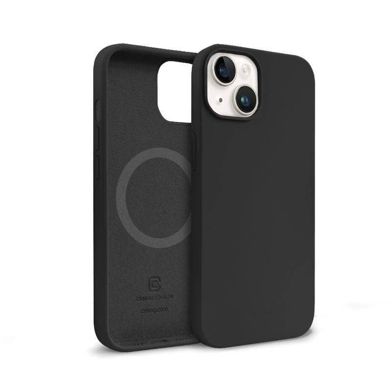 Crong Color Cover Magnetic - Custodia MagSafe per iPhone 14 / iPhone 13 (Nero) - 6