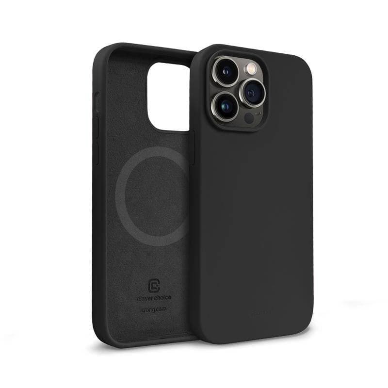 Crong Color Cover Magnetic - Custodia MagSafe per iPhone 14 Pro Max (Nero) - 6