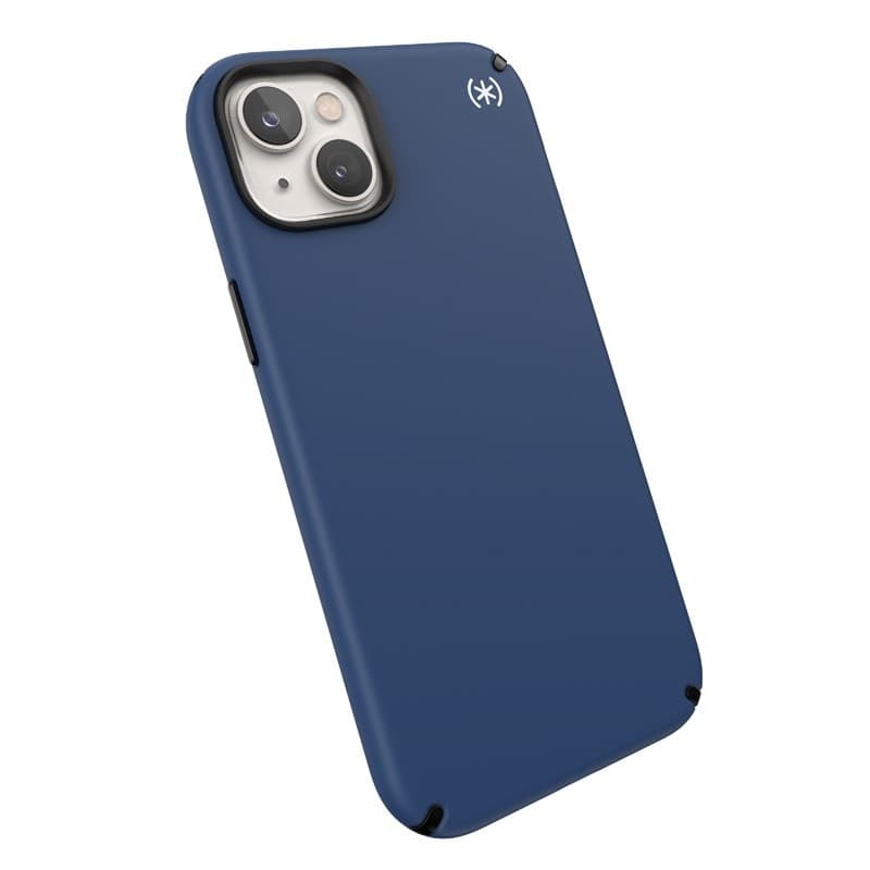 Speck Presidio2 Pro - Custodia antibatterica per iPhone 15 Plus / 14 Plus (blu costiero / nero / bianco) - 17