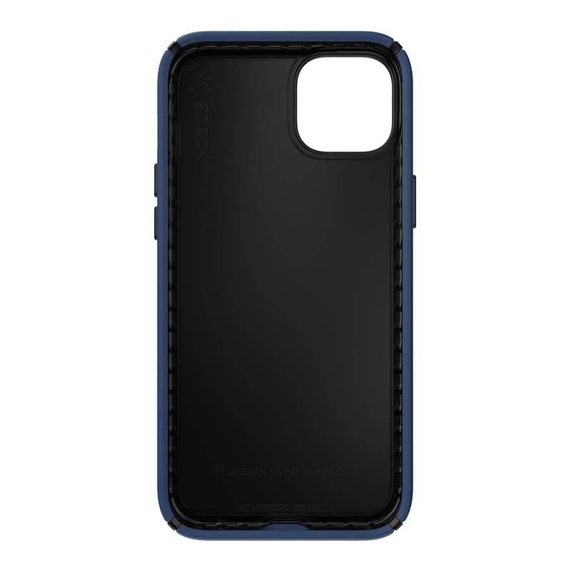 Speck Presidio2 Pro - Custodia antibatterica per iPhone 15 Plus / 14 Plus (blu costiero / nero / bianco) - 18